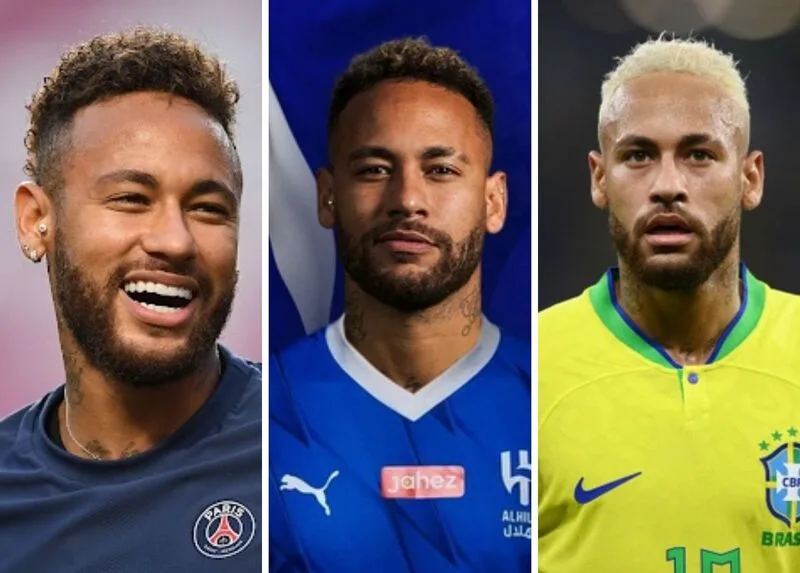 Neymar luôn biết cách tạo điểm nhấn bằng kiểu tóc, trang phục và phong thái tự do, giúp anh trở thành biểu tượng cá tính của bóng đá.
