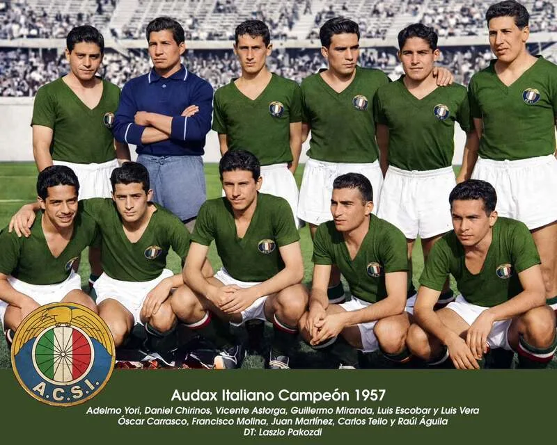 Chức vô địch năm 1957 là lần gần nhất Audax Italiano đứng trên đỉnh bóng đá Chile.